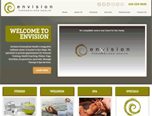 Tablet Screenshot of envisionpersonalizedhealth.com